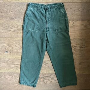 1970s Vintage Military Fatigue Surplus Pants